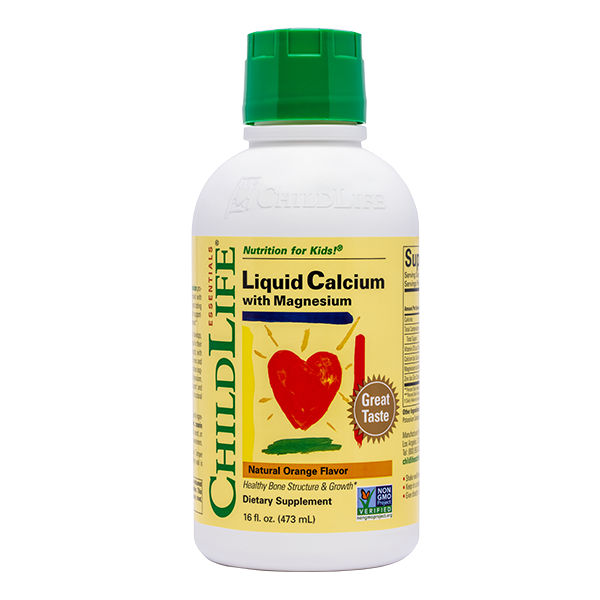 Childlife Essential Liquid Calcium with Magnesium Orange 480ml - Organax Ltd