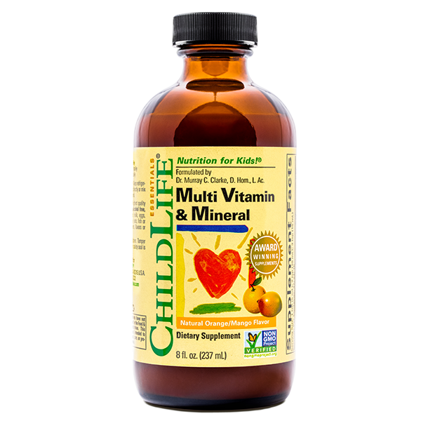 Childlife Essential Children’s Multi Vitamin & Mineral 240ml Glass - Organax Ltd