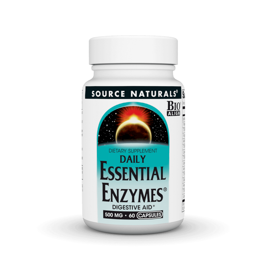 Source Natural Essential Enzymes® 500 mg 60VCAP - Organax Ltd