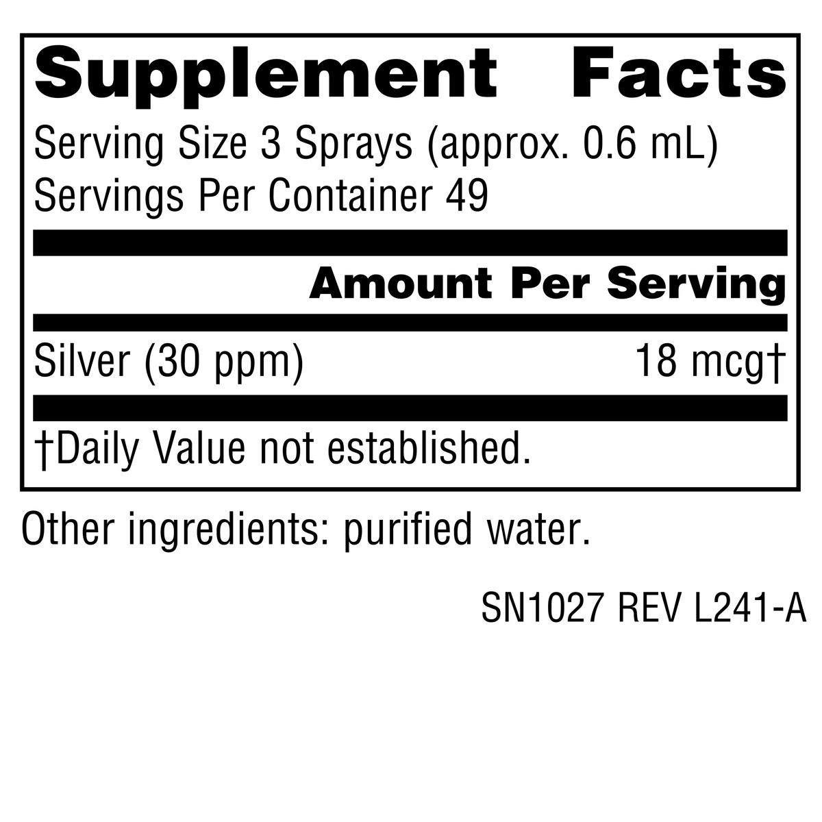 Product facts
