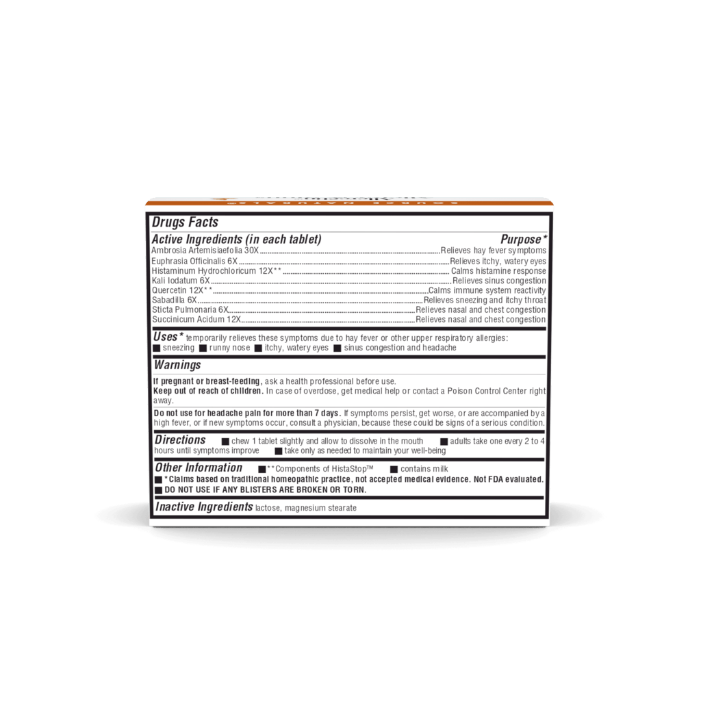 Source Natural Allercetin™ Allergy & Sinus, Box 48Tablets - Organax Ltd