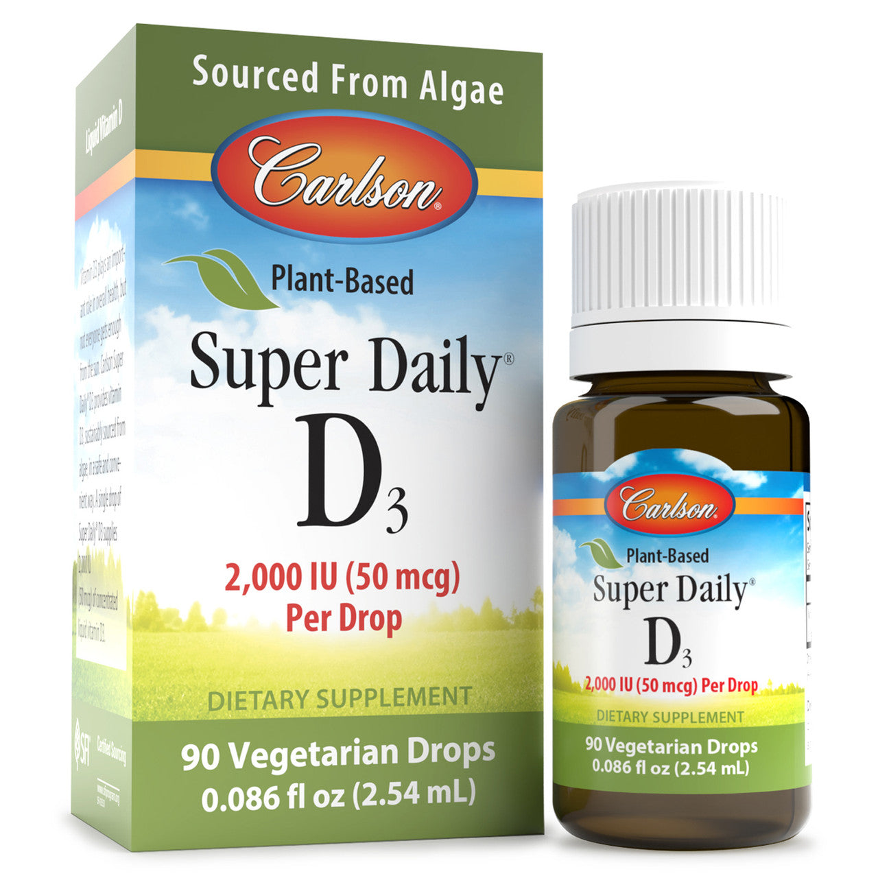 Super Daily D3 2000IU 365 VDrop 10.3ML - Organax Ltd