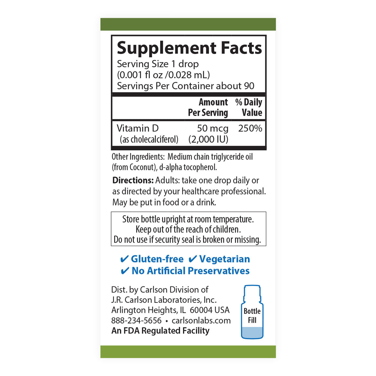 Super Daily D3 2000IU 365 VDrop 10.3ML - Organax Ltd