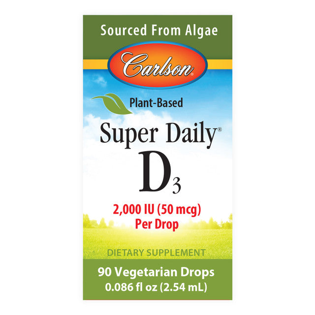 Super Daily D3 2000IU 365 VDrop 10.3ML - Organax Ltd