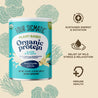 Plant Based Protein with Mushroom Sweet Vanilla 510g - Organax Ltd