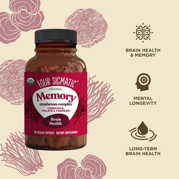 Organic Mushroom Capsules | Brain Health Supplement | Organax Ltd