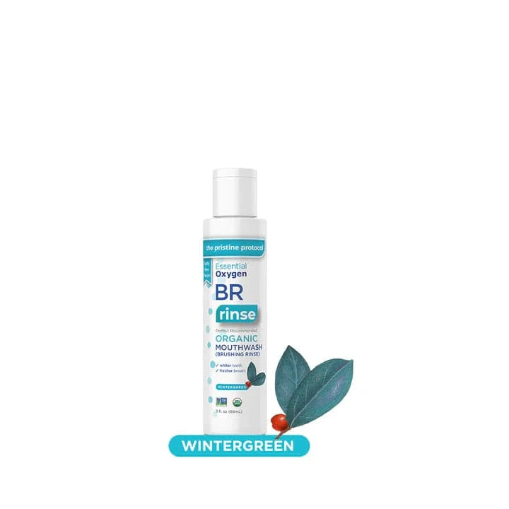 EO BR Mouthwash Peppermint 473ml - Organax Ltd
