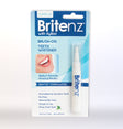 Britenz natural teeth whitening pen by Organax Ltd with easy brush-on gel in a 1.5ml pen for quick teeth brightening.