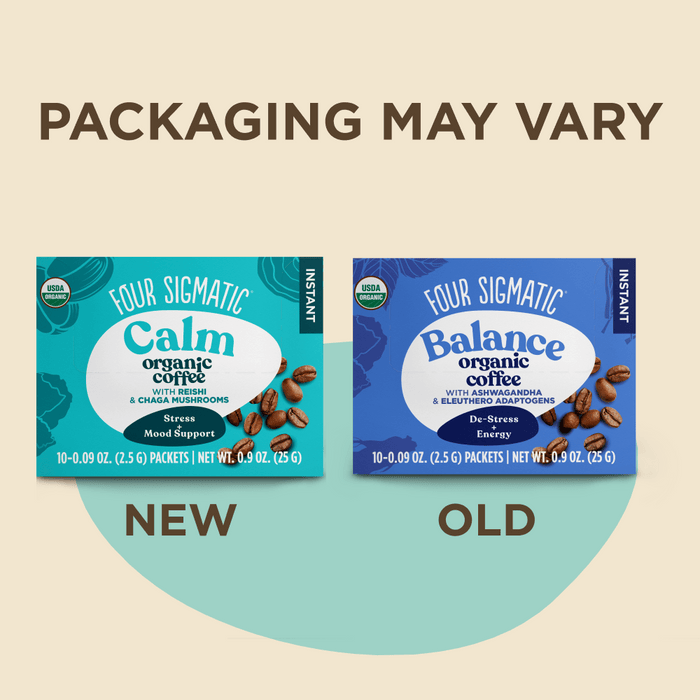 Four Sigmatic Organic Calm Balance Instant Coffee 10 Sachets - Organax Ltd
