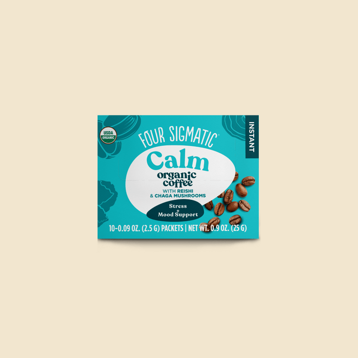 Four Sigmatic Organic Calm Balance Instant Coffee 10 Sachets - Organax Ltd