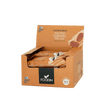 Organic FoodIn Clean & Real Protein Bar with salted caramel and pecans, 55g per bar, shown with caramel and pecan ingredients.