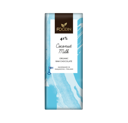 Organic Raw Chocolate Bilberry 54% 40G - Organax Ltd