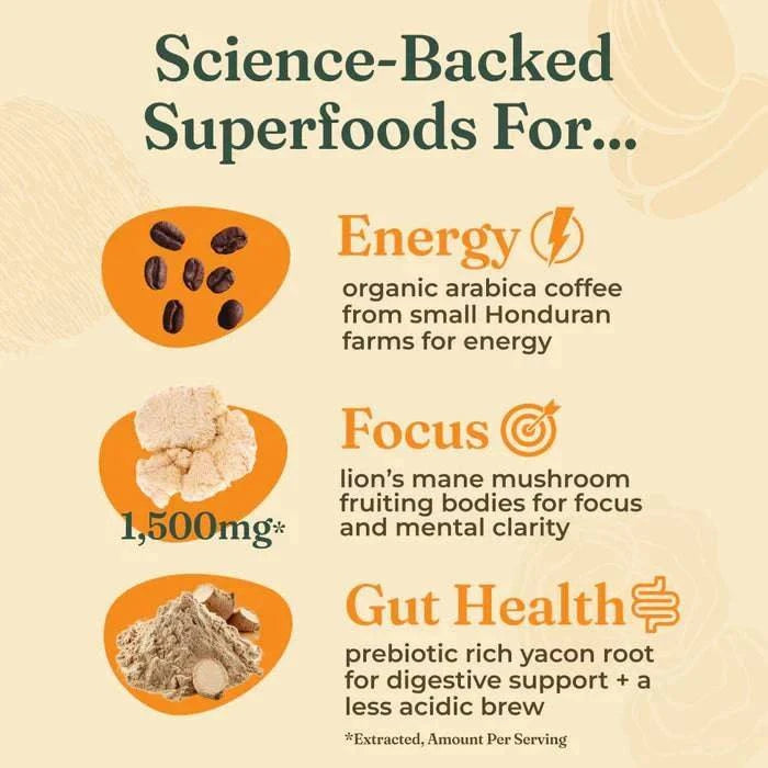 Four Sigmatic Organic Original Mushroom Coffee Whole Bean 13 Servings 283g - Organax Ltd