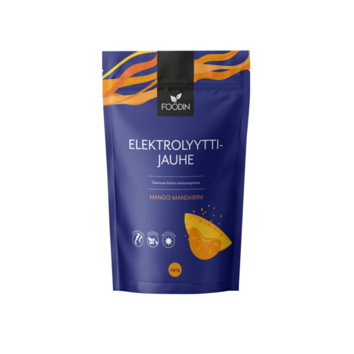 Electrolyte Powder Mango-Mandarin 240g - Organax Ltd