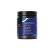 Unflavored electrolyte powder in a 120g container from Organax Ltd, showing the plain powder inside a clear jar.