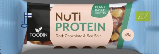 NUTI Protein Dark chocolate & Sea Salt 45g 12PK