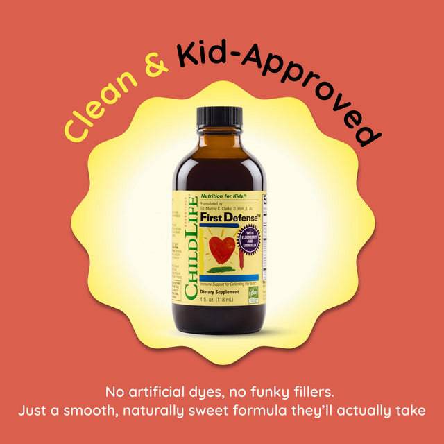 Childlife Essentials First Defense 120ml Glass - Organax Ltd