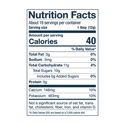Coconut water in a 227g package from Laird Hydrate by Organax Ltd, shown in a clear plastic container.