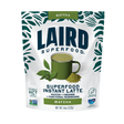 Laird Matcha Instant Latte with Adaptogens by Organax Ltd, 227g jar showing the product label and packaging.