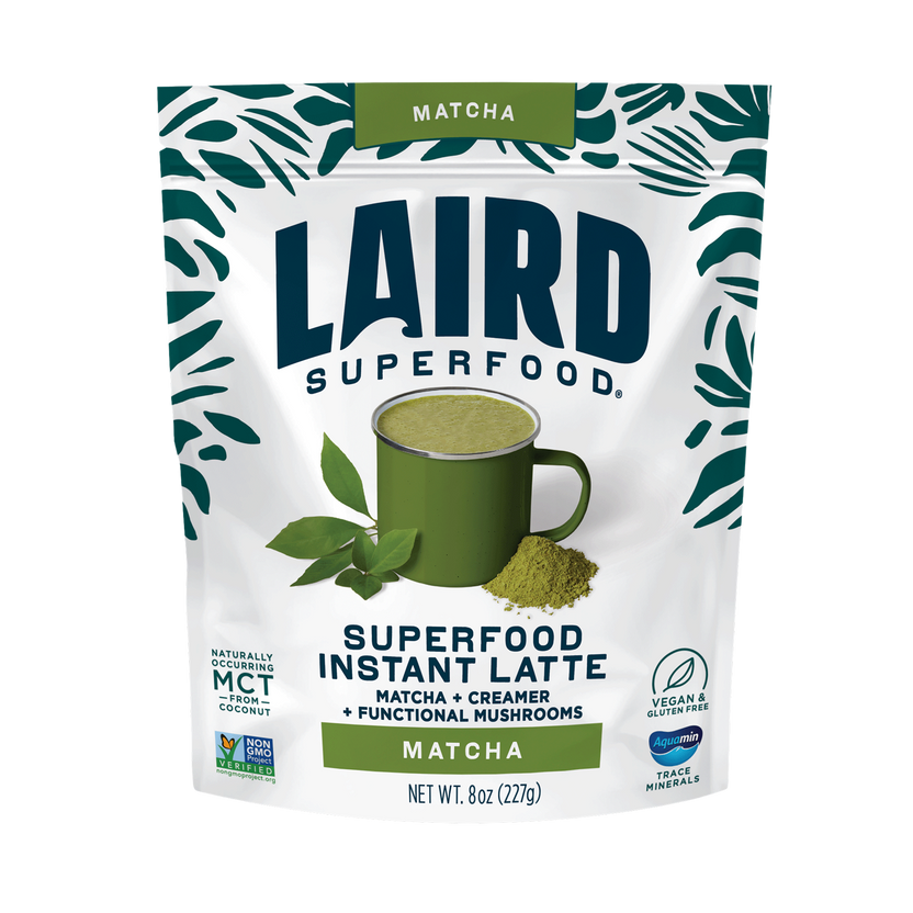 Laird Matcha Instant Latte with Adaptogens 227g
