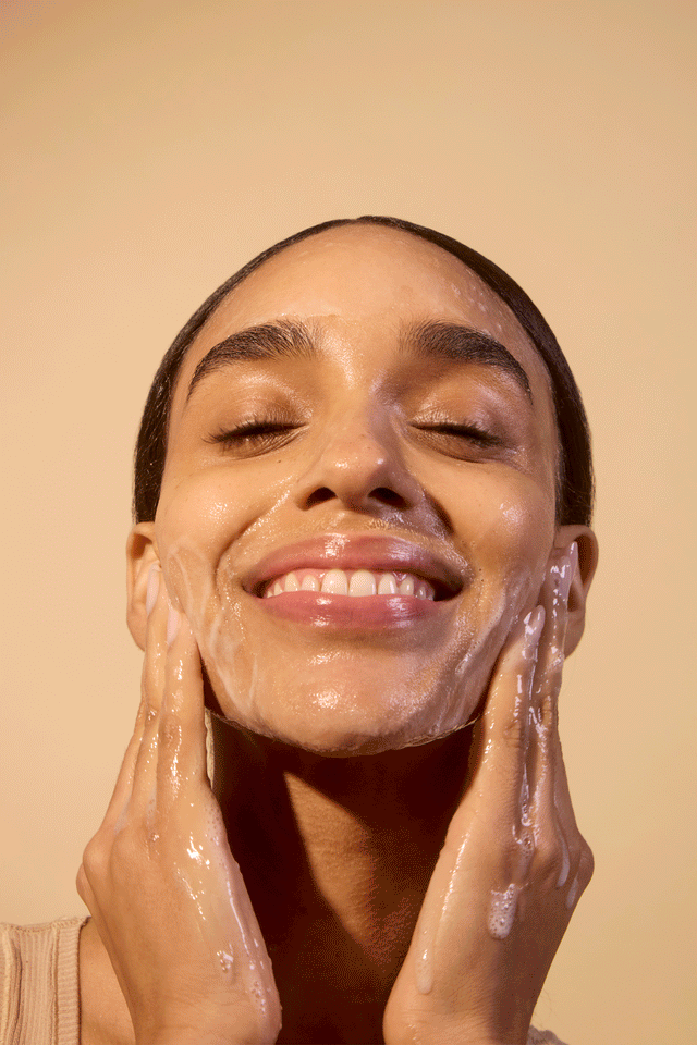 Brightening cleansing gel by Organax Ltd, with a clear gel texture in a 118ml bottle, ideal for refreshing skin.