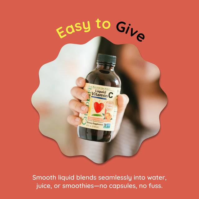 Childlife Essentials Liquid Vitamin C Orange 120ml Glass - Organax Ltd