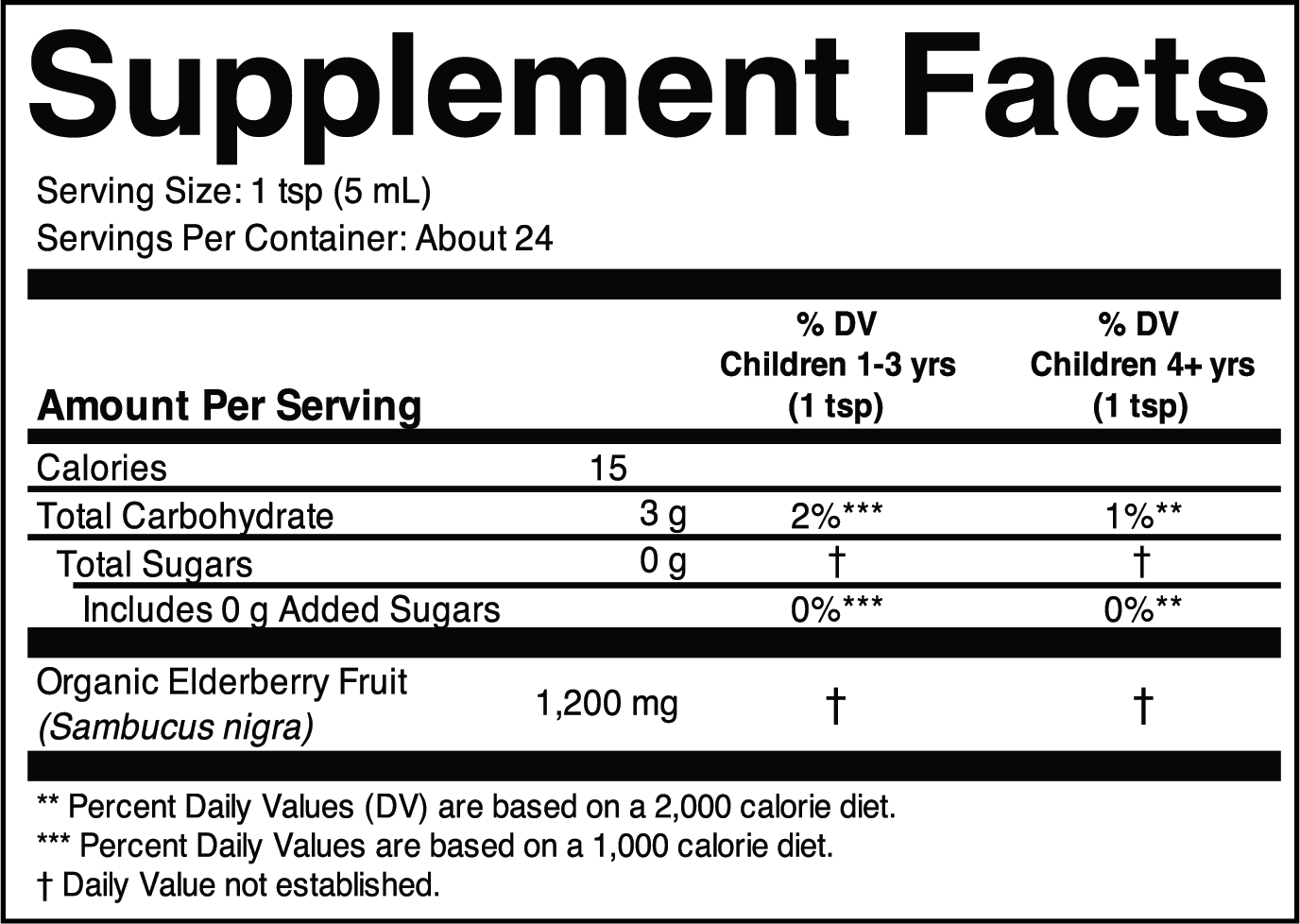 Childlife Essentials Organic Liquid Elderberry 118ml - Organax Ltd