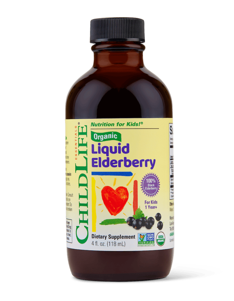 Childlife Essentials Organic Liquid Elderberry 118ml - Organax Ltd