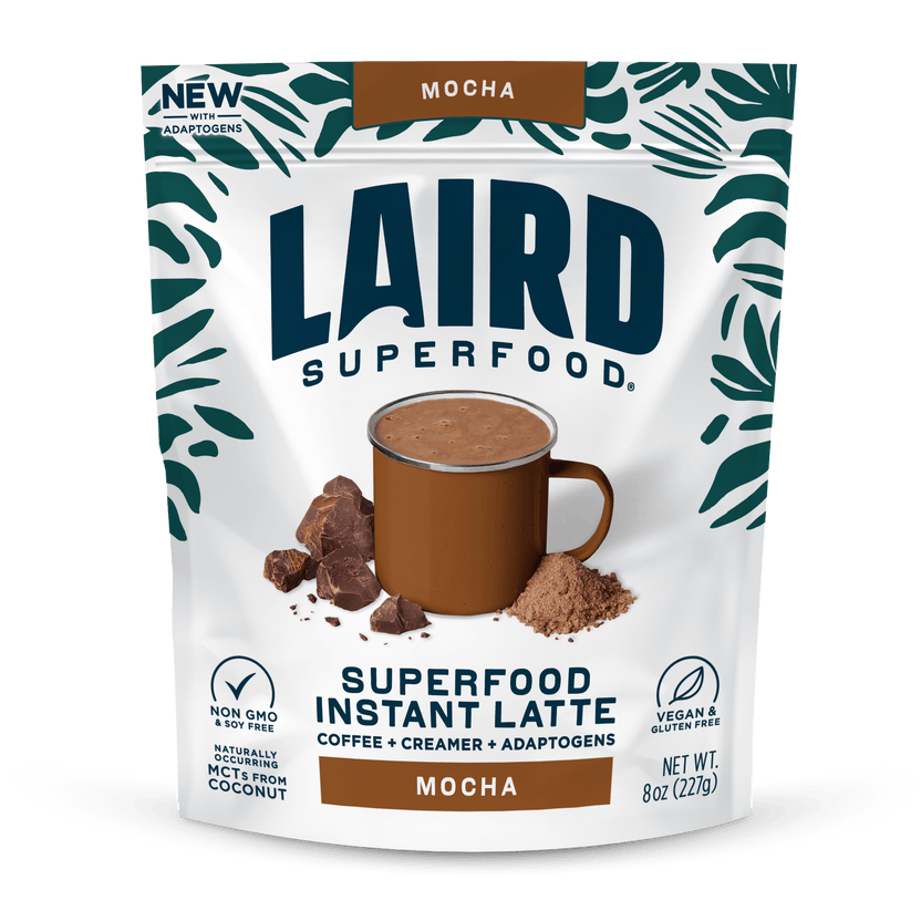 Laird Mocha Instant Latte with Adaptogens 227g - Organax Ltd