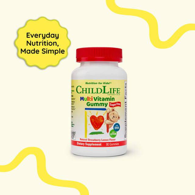 Childlife Essentials Multi Vitamin Strawberry Lemon Flavor 90 Gummies - Organax Ltd