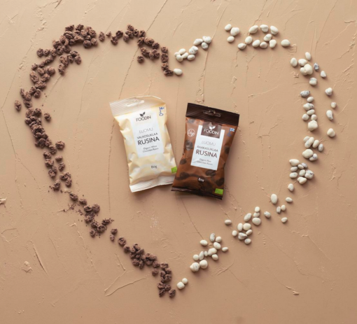 Raw Chocolate Raisin 80g, Organic - Organax Ltd