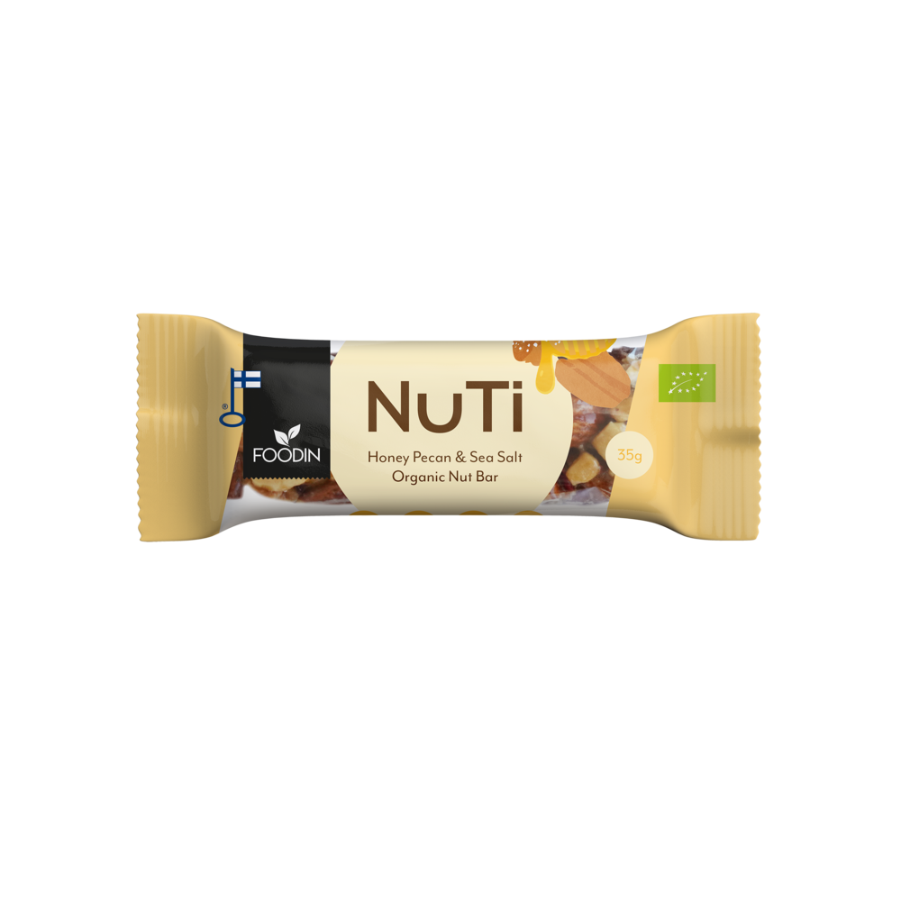 NUTI Honey Pecans & Sea Salt 35g Single - Organax Ltd