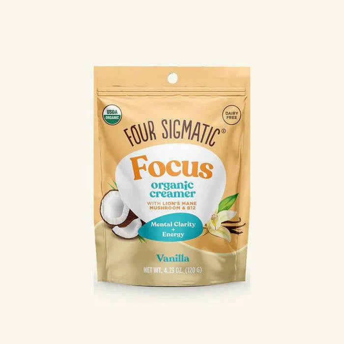 Focus Organic Creamer- Vanilla Coconut 120g - Organax Ltd