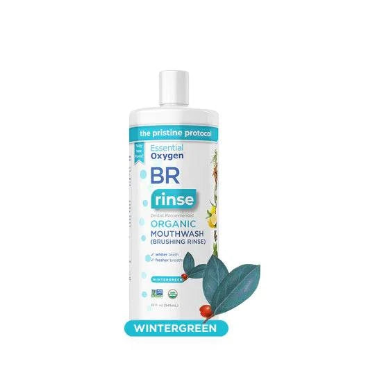 EO BR Mouthwash Peppermint 473ml - Organax Ltd