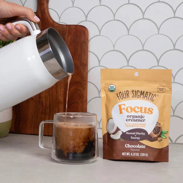 Four Sigmatic Focus Creamer – Chocolate 120g - Organax Ltd