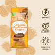 Dark roast Organic Mushroom Coffee whole beans from Four Sigmatic, 283g, showcasing the rich, whole bean coffee with mushroom infusion.