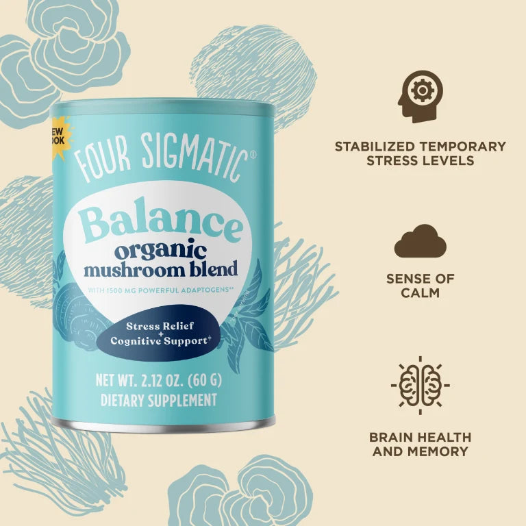 Organic Balance Mushroom Blend 60g - Organax Ltd