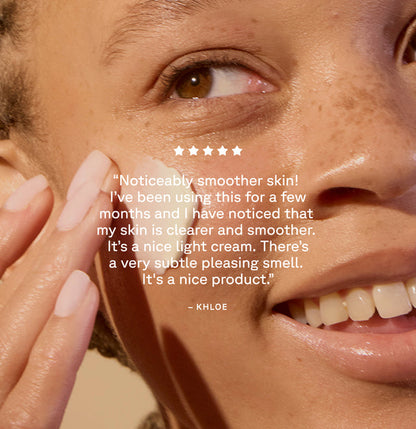 ACURE Brightening Day Cream in 50ml jar, showcasing its smooth texture and brightening formula for radiant skin.