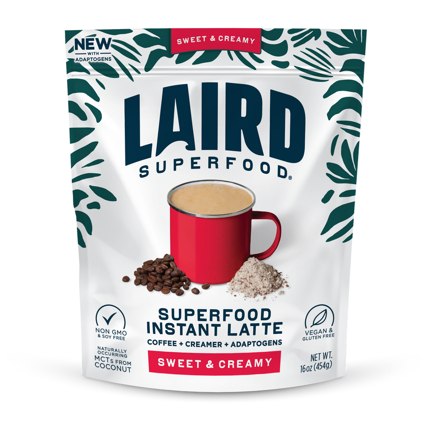 Laird Sweet & Creamy Instant Latte with Adaptogens 227g