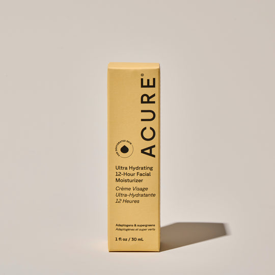 Hydrating 12 hour moisturizer for super thirsty skin types. Adaptogens turmeric and spirulina soothe, protect and de-stress.