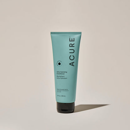 ACURE Ultra Hydrating Conditioner with argan and pumpkin seed oil, 236ml, natural hair care product by Organax Ltd.