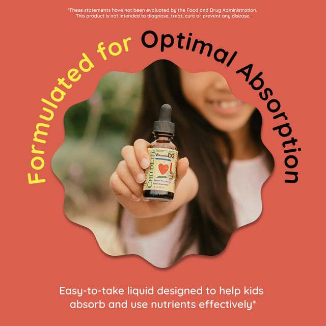 Childlife Essentials Vitamin D3 Berry 30ml Glass - Organax Ltd