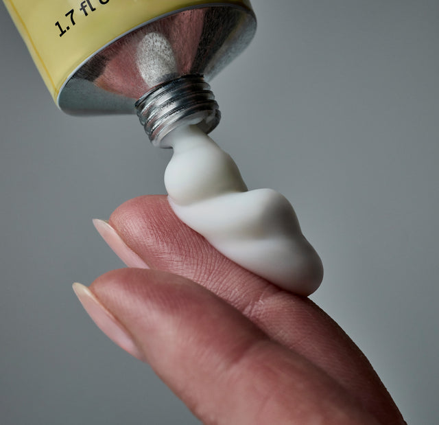 Brightening Day Cream by Organax Ltd, 50ML jar featuring smooth, creamy texture with a brightening skincare formula.