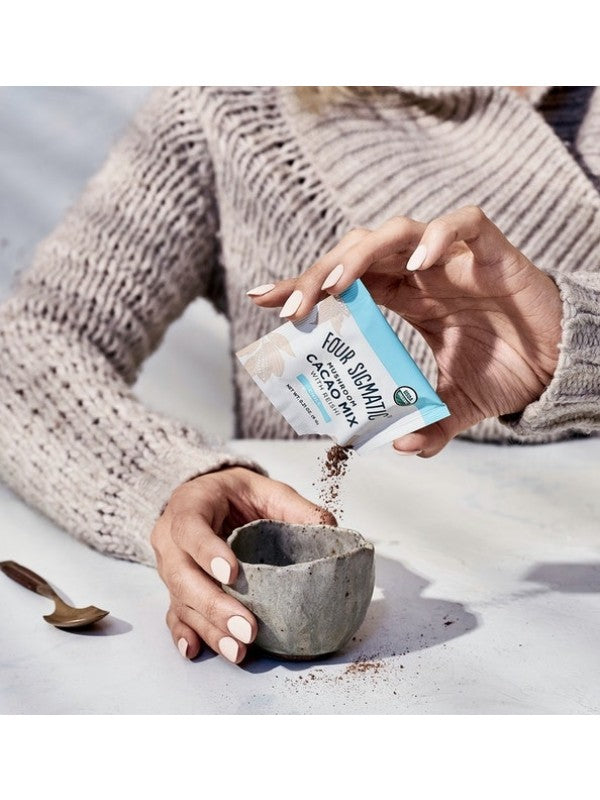Mushroom Hot Cacao with Reishi 10 Sachets - Organax Ltd