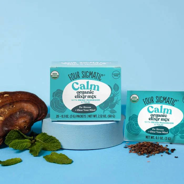 Four Sigmatic Organic Calm Elixir with Reishi Mushroom 20 Sachets - Organax Ltd