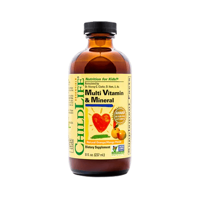 Childlife Essentials Children’s Multi Vitamin & Mineral 240ml Glass - Organax Ltd