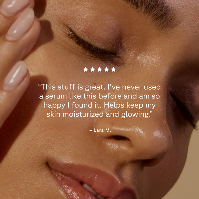 Brightening glow serum by Organax Ltd in a 30ml bottle, showcasing a sleek skin care product for radiant skin.