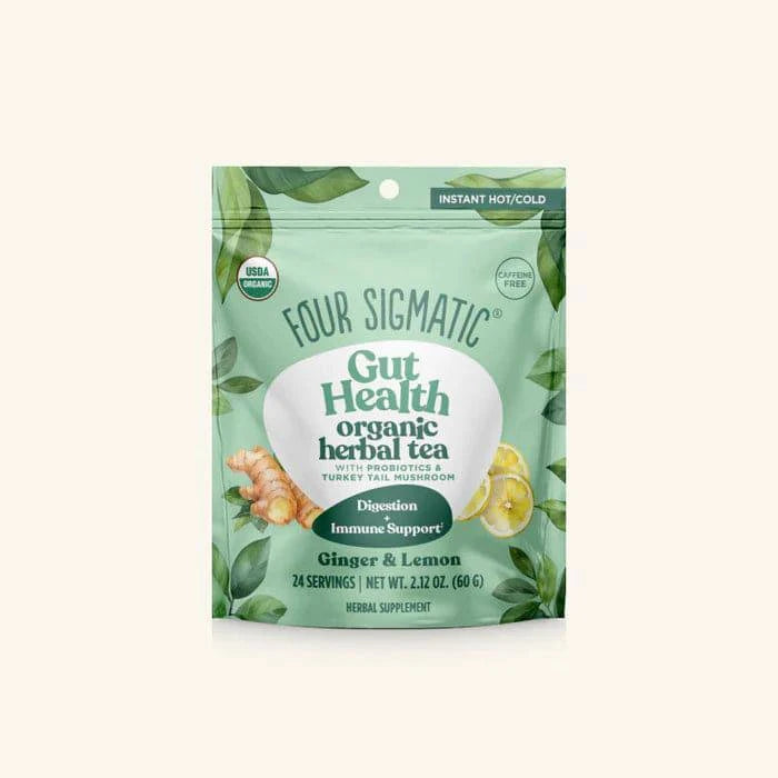 Four Sigmatic Organic Happy Gut Herbal Tea 60g - Organax Ltd