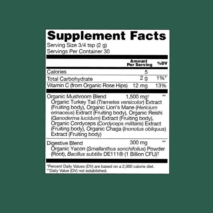 Four Sigmatic Organic Gut Health Mushroom Blend 60g - Organax Ltd