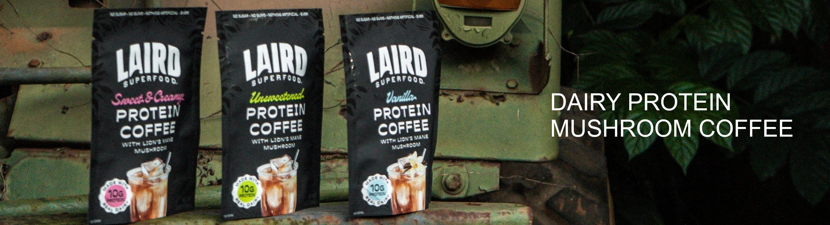 LAIRD DAIRY PROTEIN MUSHROOM COFFEE